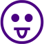 indigo emoticon 10 icon