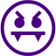 indigo emoticon 39 icon