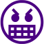 indigo emoticon 40 icon