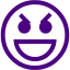 indigo emoticon 51 icon