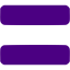 indigo equal sign 2 icon