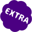 indigo extra badge icon