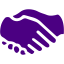 indigo handshake 2 icon