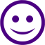 indigo happy icon