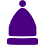 indigo hat beanie icon