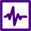 indigo heart monitor icon