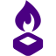 indigo hex burner icon