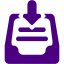 indigo inbox icon