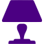 indigo lamp icon