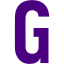 indigo letter g icon