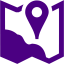 indigo map marker icon