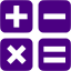 indigo math icon