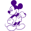 indigo mickey mouse 20 icon