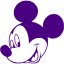 indigo mickey mouse 30 icon