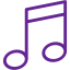 indigo music note 2 icon