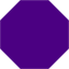 indigo octagon icon