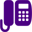 indigo office phone icon