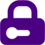 indigo padlock 10 icon