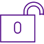 indigo padlock 11 icon