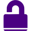 indigo padlock 4 icon