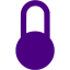 indigo padlock 7 icon