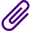 indigo paper clip 2 icon