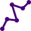 indigo polyline icon