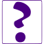 indigo question mark 10 icon