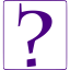 indigo question mark 11 icon