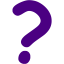 indigo question mark 2 icon