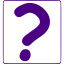 indigo question mark 9 icon