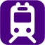 indigo railway station icon