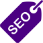 indigo seo tag icon