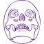 indigo skull 29 icon