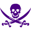 indigo skull 57 icon