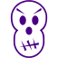 indigo skull 58 icon