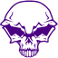 indigo skull 63 icon