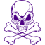 indigo skull 72 icon