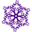 indigo snowflake 8 icon