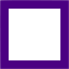 indigo square outline icon