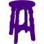 indigo stool icon