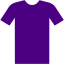 indigo t shirt icon