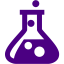 indigo test tube icon