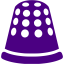 indigo thimble icon