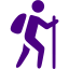 indigo trekking icon