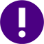 indigo warning icon