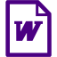 indigo word 2 icon