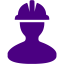 indigo worker icon