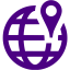 indigo worldwide location icon