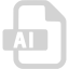 light gray adobe ai 2 icon